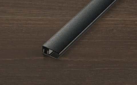 Abschlussprofil PROVARIOclip Universal Alu 7-18mm eloxiert Schwarz matt - wearefloor