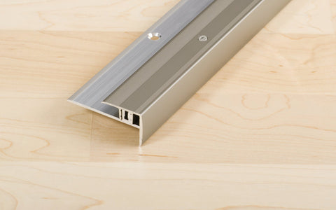 Treppenkantenprofil PROSTEP Universal Alu 6,5-15mm eloxiert Edelstahl - wearefloor